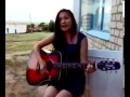 Талантливая девушка классно поет под гитару песня Солнышко! 