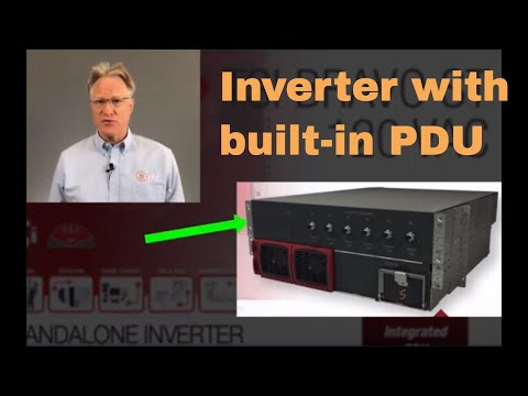 CE + T's Bravo Inverter System with built-in AC power Distribution.