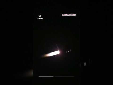 US military releases footage of tenth consecutive night of strikes on Iran