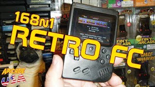 168 in 1 Retro FC gaming handheld