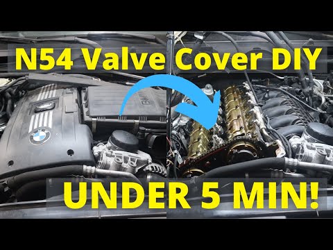 How to: Change N54 Valve Cover Gasket (In Under 5 Minutes!)