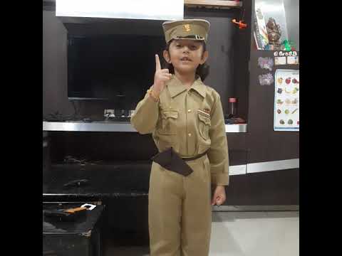 Hetsi Bhinde.. Show n tell competition for Class 1st