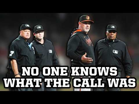 Umpires leave the Orioles and Diamondbacks confused because they didn't make a call, a breakdown