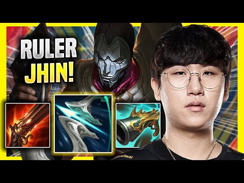 RULER DESTROYING WITH JHIN! - GEN Ruler Plays Jhin ADC vs Ezreal! | Preseason 2022