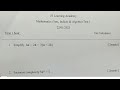 Sets Indices And Algebra Test 1 JS Learning Academy