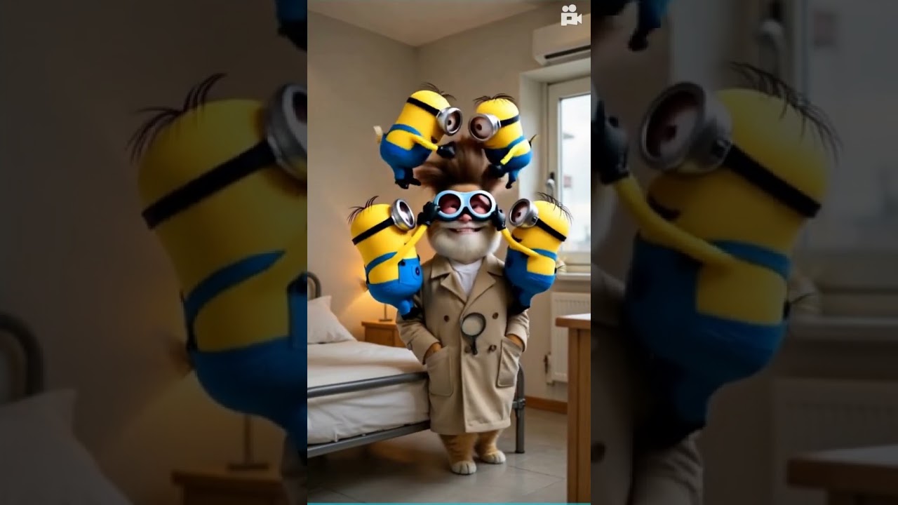 Minions Comedy short  #funnyshortstoday #minions #ai
