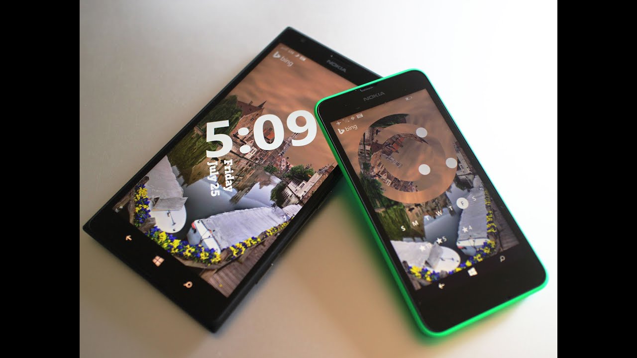 Hands-on with the new Live Lock Screen app for Windows Phone 8.1 - YouTube