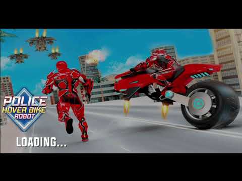 Flying Moto Hero Hover Bike Robot Games - Robot Transforming Games: Android Games