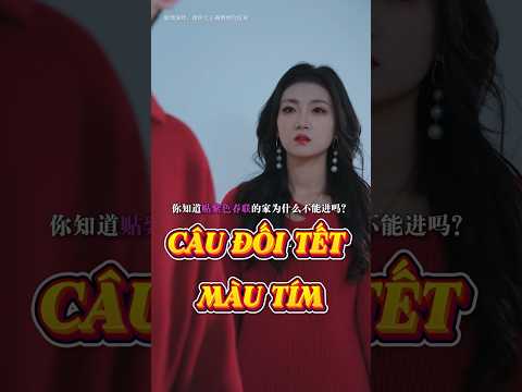 Tại sao ko vào nhà có treo câu đối tết màu tím? #dochoidocla #shorts