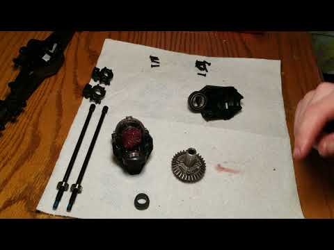 Traxxas unlimited desert racer how to assemble the rear axle
