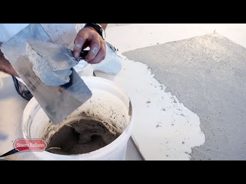 Pastellone Microcement with aggregates | How to apply it