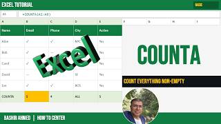 Stop Counting the Wrong Cells! Master Excel's COUNTA Function (2 Minutes)