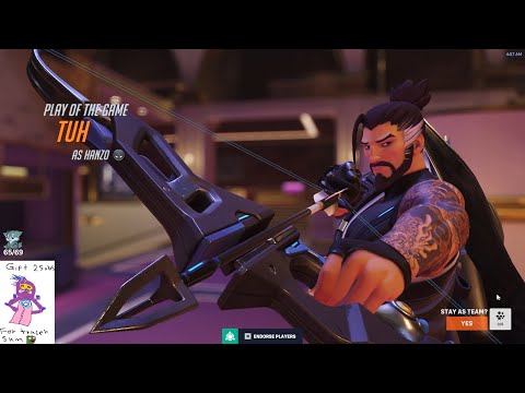 47 ELIMS! 19K DMG! IDDQD HANZO + WIDOWMAKER GAMEPLAY OVERWATCH 2 SEASON 15