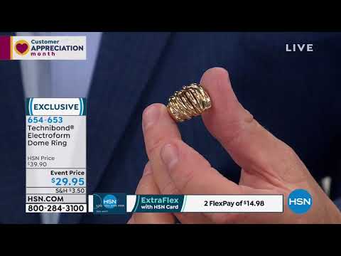 Technibond Electroform Dome Ring