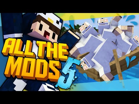 Minecraft All the Mods 5 - SETTING-UP AN ANIMAL FARM #9 (Minecraft Modded)