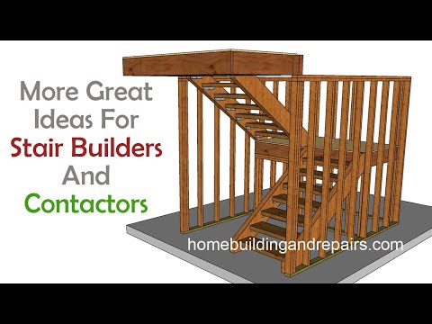 How To Support Landing When Building Stairs With Heavy Duty Stringers - Design And Framing  Ideas