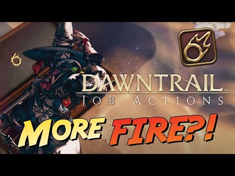 FFXIV Dawntrail Job Action Trailer REACTION - Black Mage