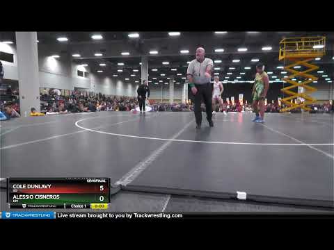 187 Lbs Semifinal - Cole Dunlavy, SD Vs Alessio Cisneros, NM 8071