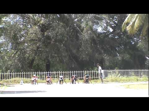 ATLETISMO ALAGOANO CAMPEONATO ADULTO 2012 100M MASCULINO SEMI FINAL 1ªS