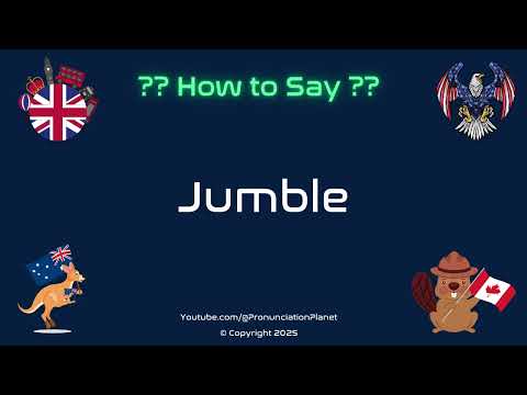 🔀 📚 How to Pronounce Jumble? (CORRECTLY) | Pronunciation Planet