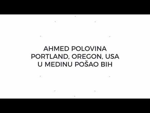 Ahmed Polovina - U Medinu pošao bih [Mreža Mladih Dijaspore]