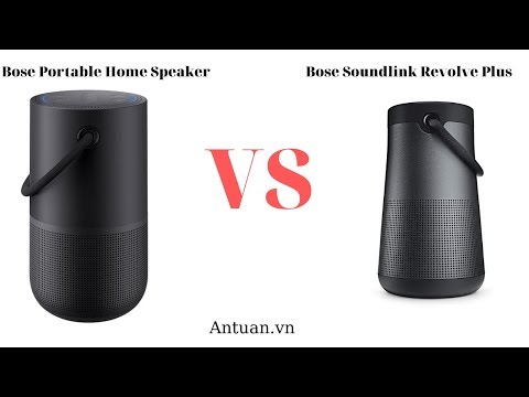 So Sánh Loa Bose Portable Home Speaker Và Bose Soundlink Revolve Plus