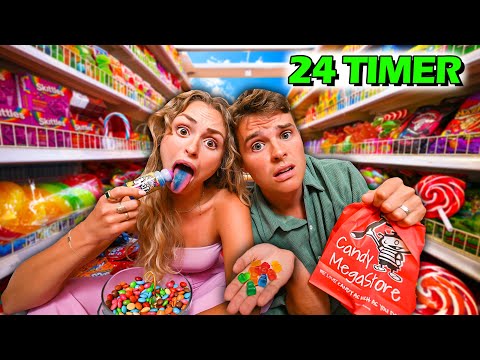 24 timer i en SLIKBUTIK!