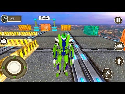 Impossible Moto Bike Tracks Robot Transformation - Android Gameplay