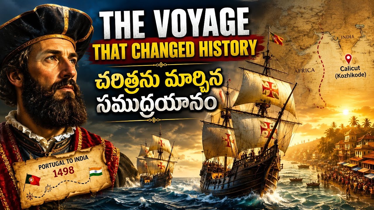 The Voyage That Changed History | చరిత్రను మార్చిన సముద్రయానం | #VascoDaGama #SeaRouteToIndia