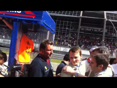 Team Manthey celebrate after 2011 Nurburgring 24 hour victo