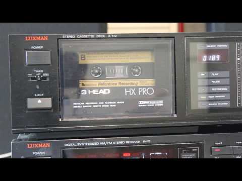 Luxman K - 112 3-Head, 2-Motor Cassette Deck - Dolby B/C/HX 1987 Black image 5