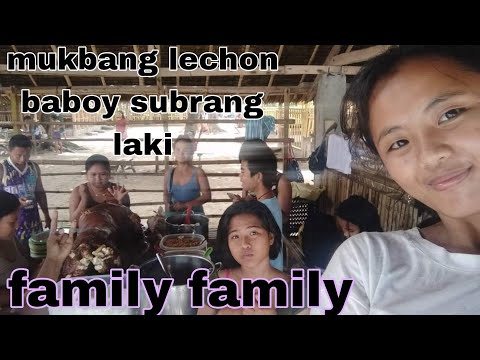 sama sama buong familya nagluluto kami lechon baboy subrang sarap