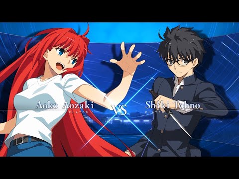[MELTY BLOOD: TYPE LUMINA "Aoko Aozaki vs. Shiki Tohno" Gameplay Video ➀]
