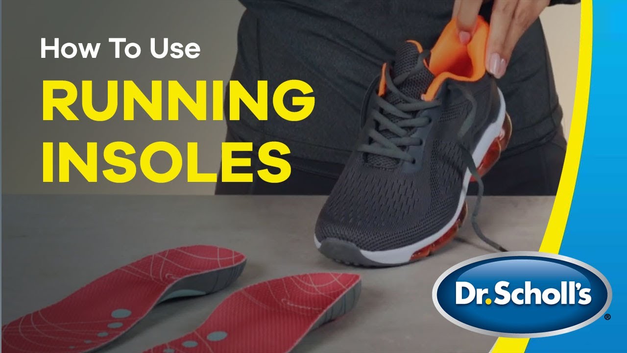 dr scholl's running insoles men's