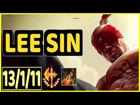 LEE SIN VS NOCTURNE - 13/1/11 KDA JUNGLE GAMEPLAY CHALLENGER I