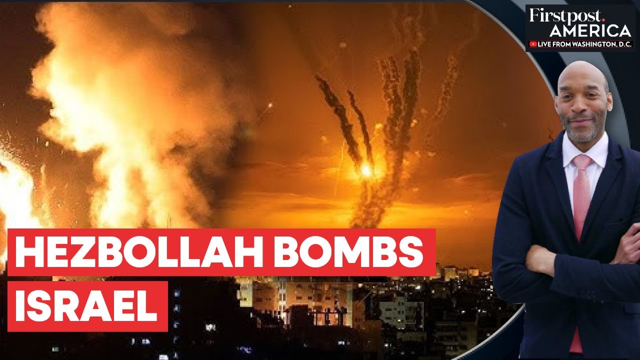 Hezbollah Launches 60 Rockets at Israel After Commander's Killing | Firstpost America