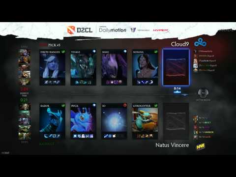 Na'Vi vs Cloud 9 Game 1 Part 1   Dota 2 Champions League @TobiWanDOTA