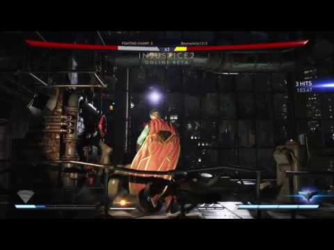 Injustice 2 Online Beta super man