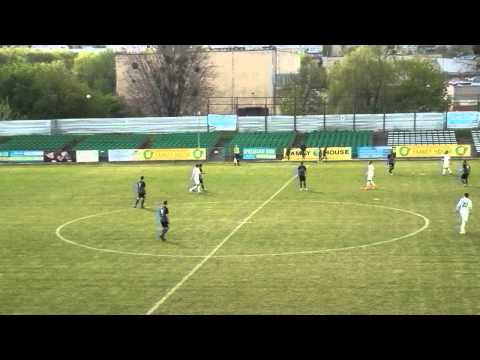 Warta Poznań - Polonia Środa, gol Adrian Lisa