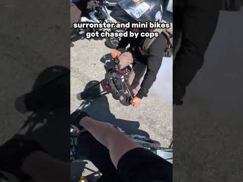 cops can't do sh* #fyp #foryou #mini #minibike #surronster