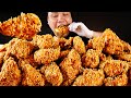 진짜 바삭한 BHC 콰삭킹 콰삭킹윙 웨지감자 먹방 리얼사운드 ASMR Social Eating M