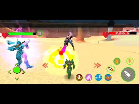 Police Bus Robot - Boss Fight