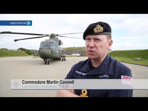 Royal Marines Storm Beach During Exercise Trident Juncture HD