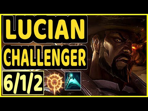 NOMANZ (LUCIAN) - 6/1/2 KDA CHALLENGER GAMEPLAY - EUW