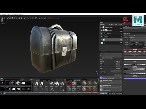 The Vintage Lunchbox project 2 of 2 : Texturing in Substance painter