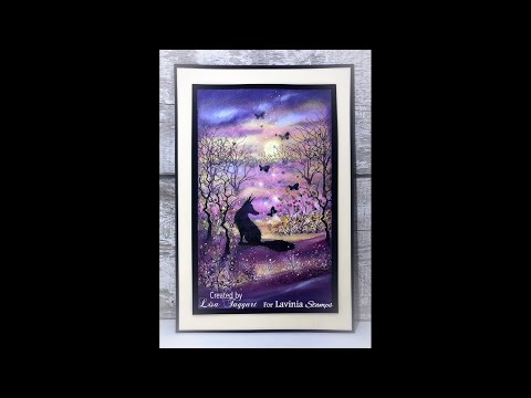 ‘The magic of purple’ #laviniastamps