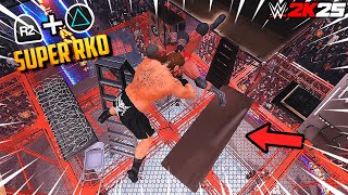 Epic Extreme Moments in WWE 2K25! (Pure Chaos)