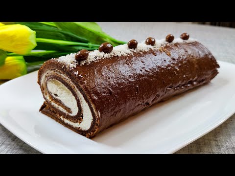 This Chocolate Roll Cake Is So Delicious, You'll Be Making It Every Day