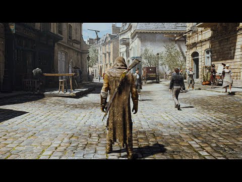 Assassin's Creed Unity 4K HDR Free Roam Gameplay | PS5