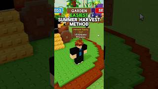 EASIEST Summer Harvest METHOD in Grow A Garden #roblox #growagarden